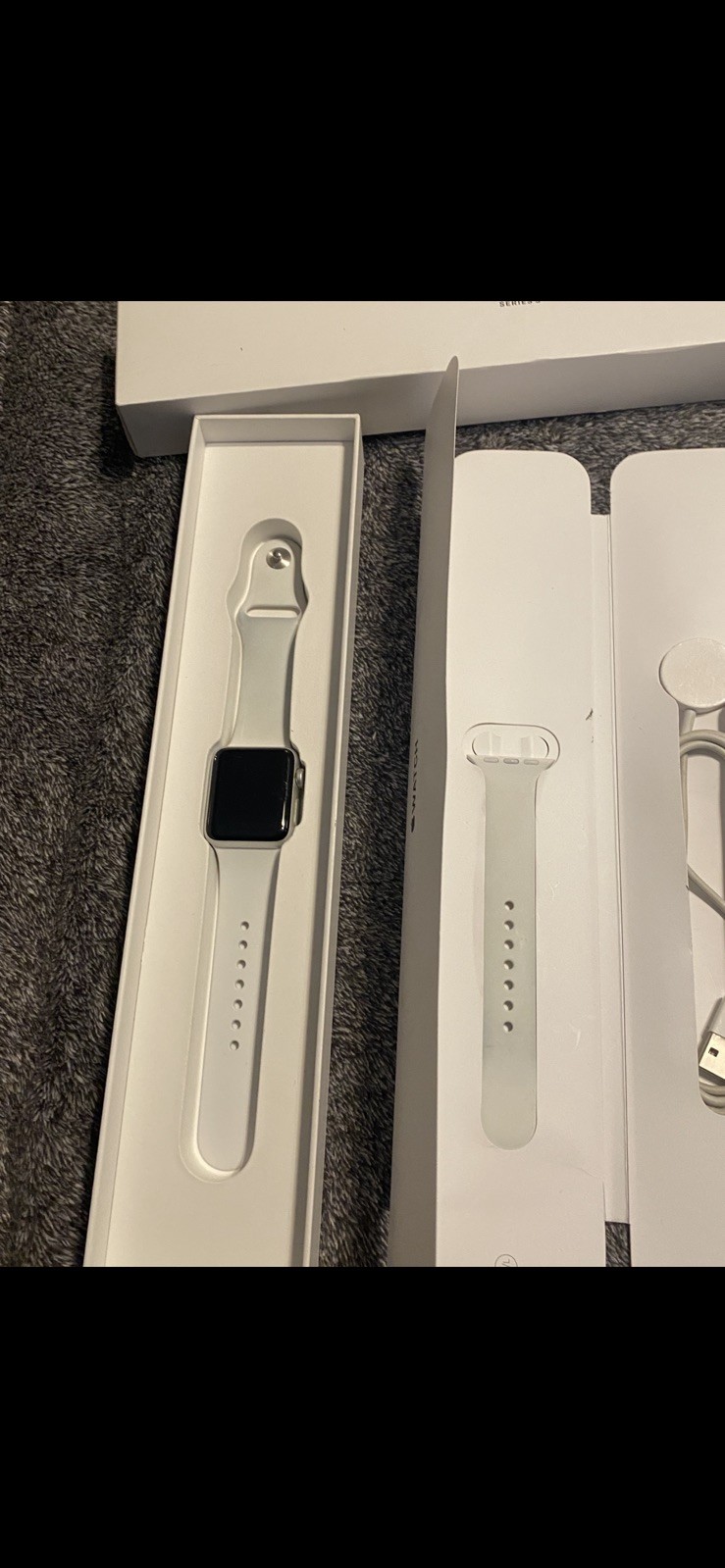 Apple Watch Series 3 Silver Aluminium w/extras