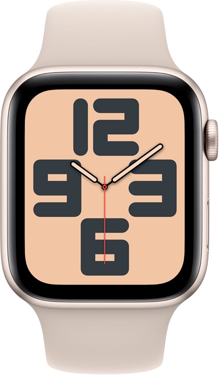 Apple Watch Series SE 2nd Gen (GPS + LTE) 44MMAluminum Case Starlight Sport Band