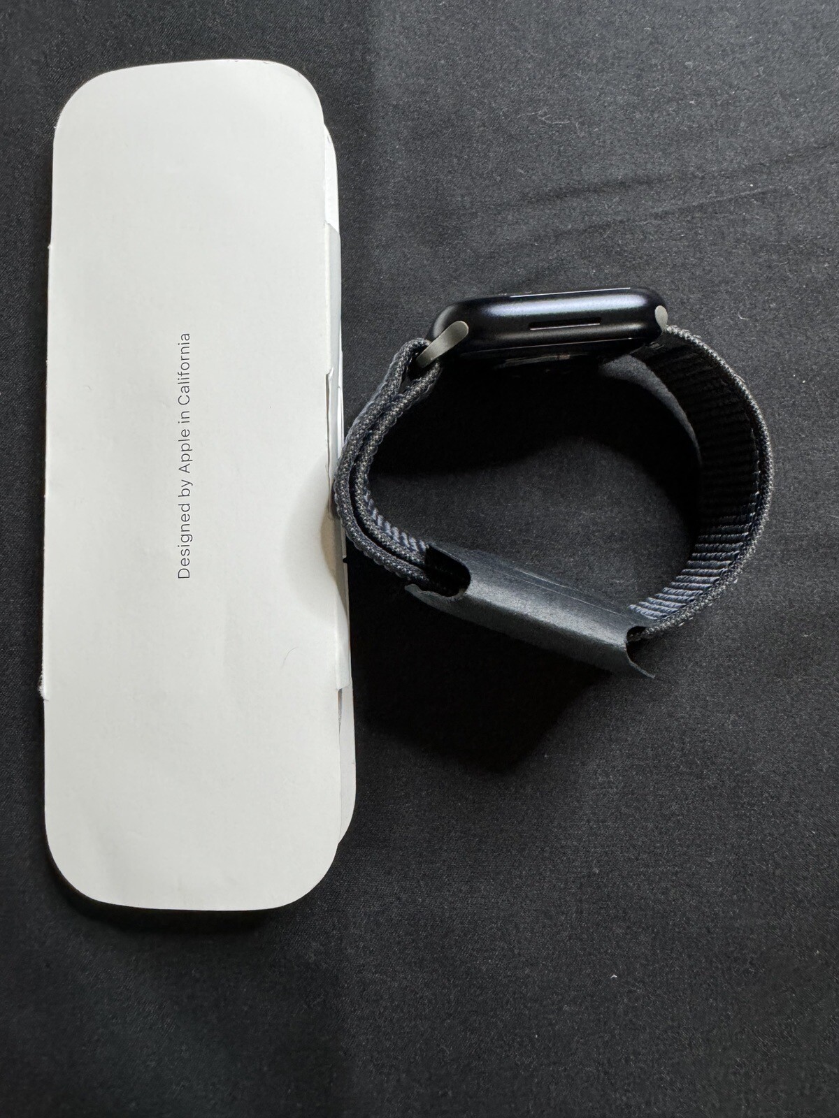 Apple Watch Series 9 41mm Aluminum Case with Sport Loop – Midnight, S/M (GPS)…
