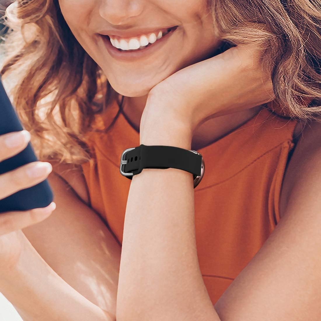 Large 3 Pack of Soft Silicone Sport Bands for Samsung Galaxy Watch 40mm 44mm