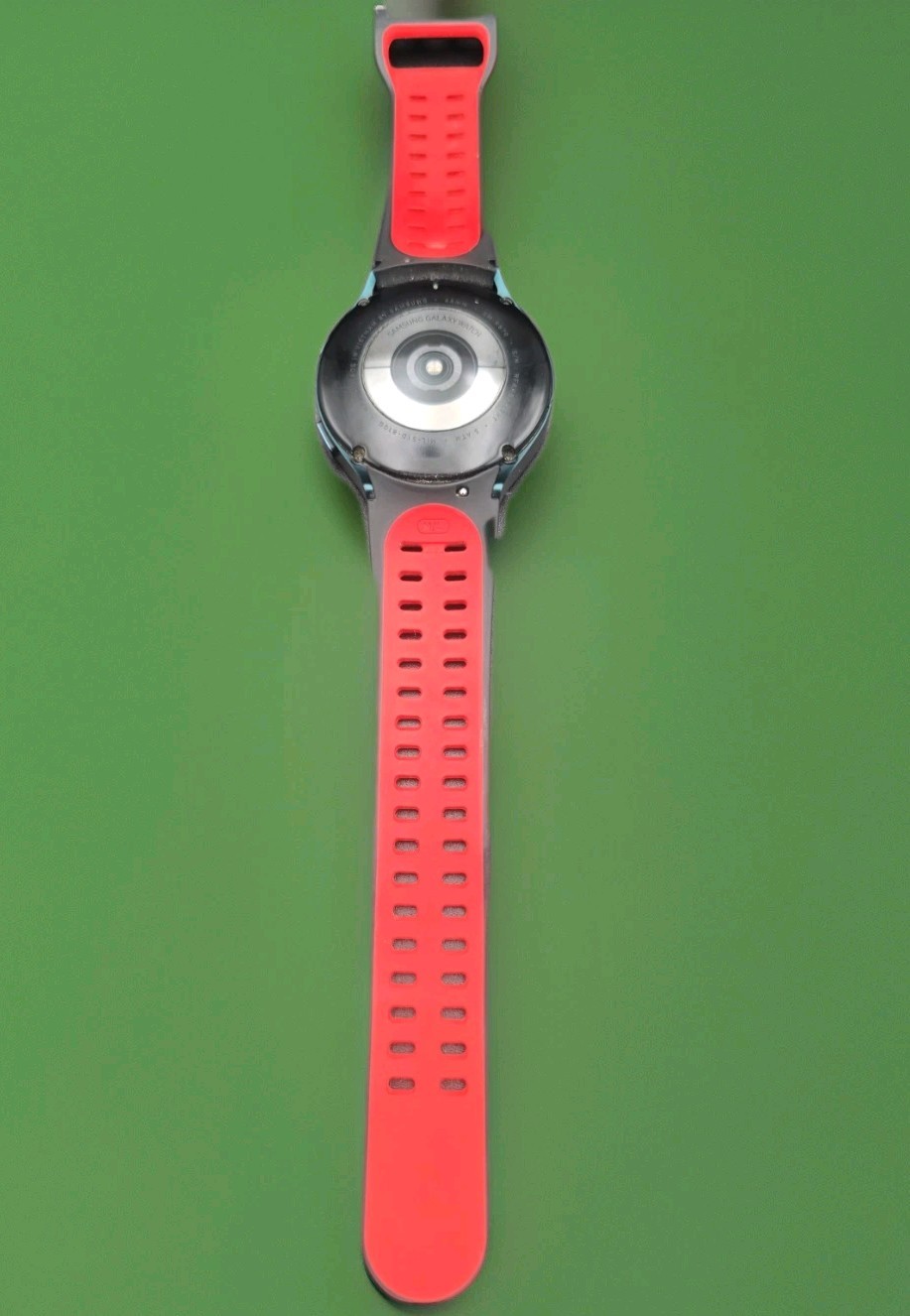 Samsung Galaxy Watch4 44mm SM-R870 Forest Green Red Parts Repair Box Band
