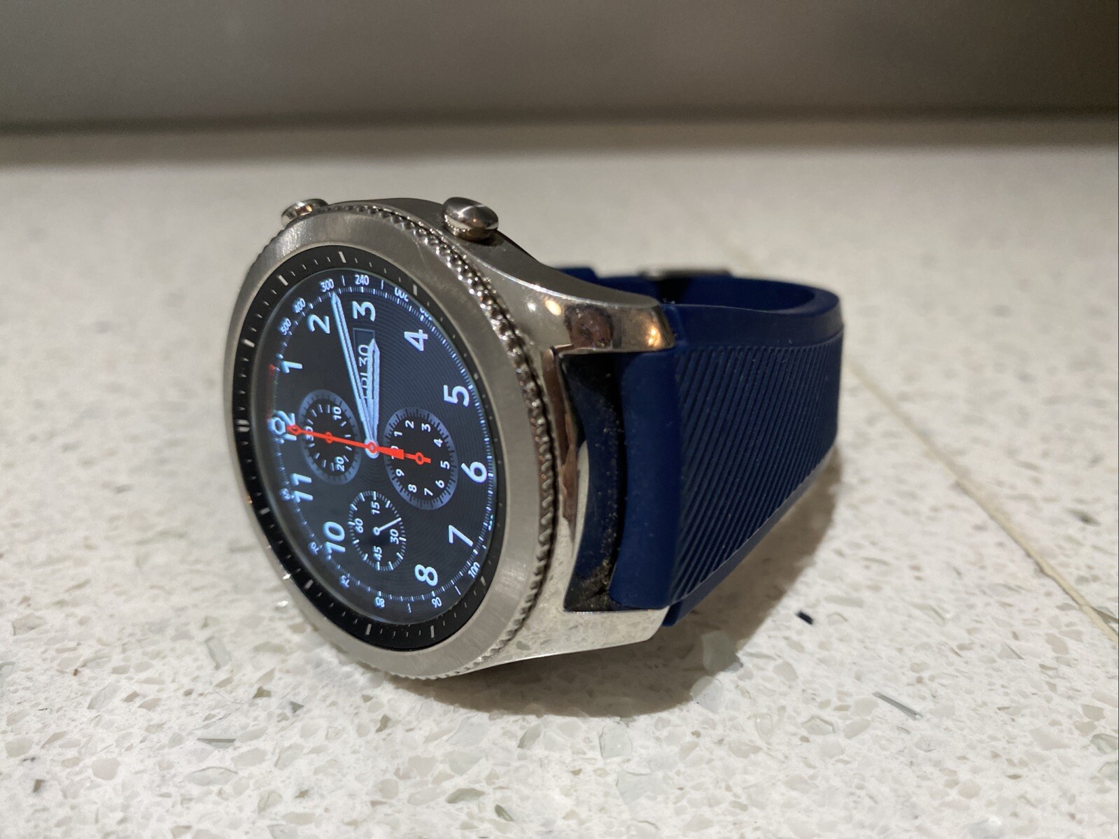 Samsung Galaxy Gear S3 Classic SM-R770 Silver With Navy Band
