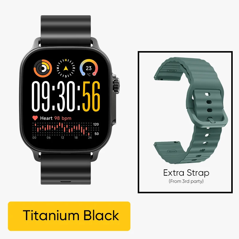 realme Watch 5 Smartwatch 1.97in AMOLED 600nits GPS IP68 14-Day Battery
