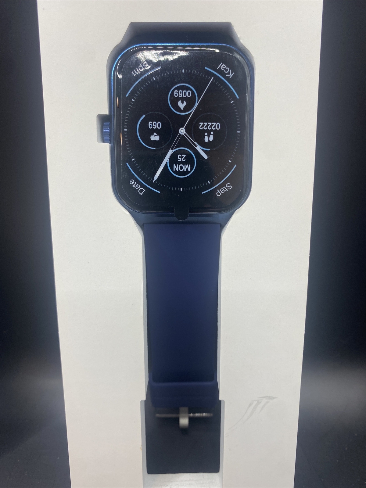 Fitness Tracker Smart Blue Watch. For iOS 13.0 Or Above And Android 9.0 Or Above