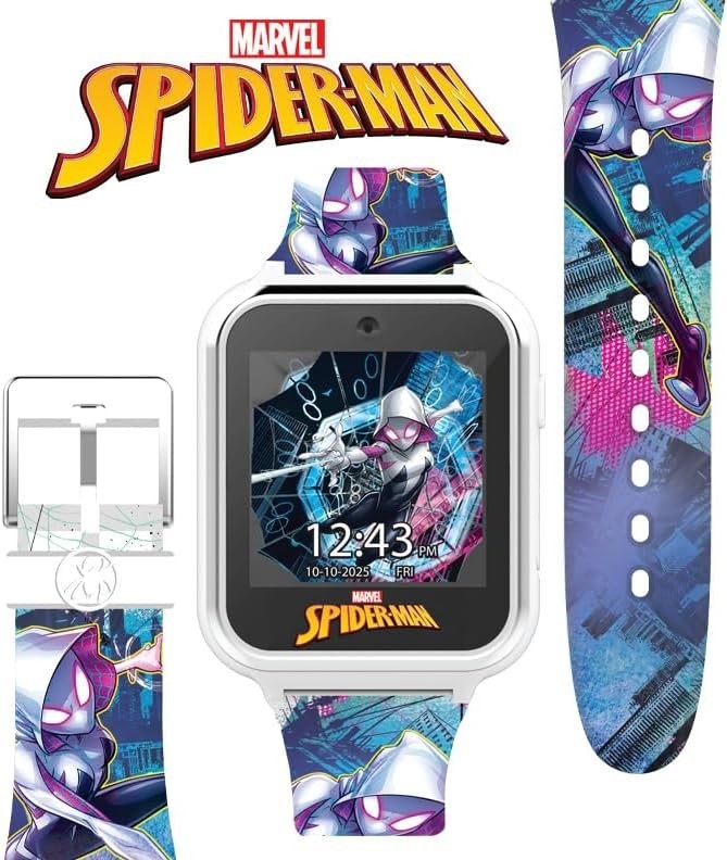 Spiderman Ghost Spider Kids Smartwatch – Fun Touchscreen for Boys & Girls