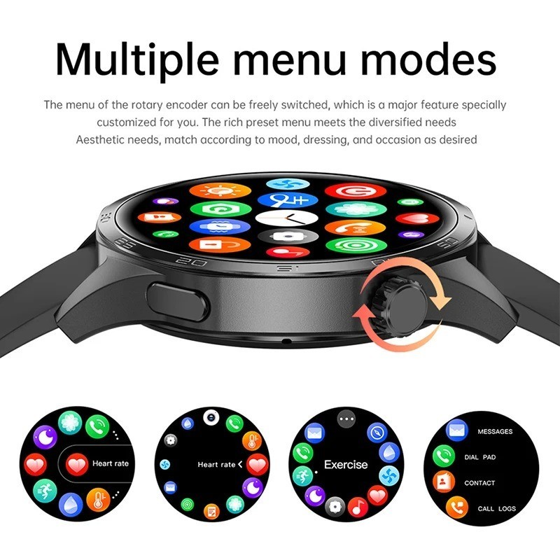 GT5 Pro Smart Watch Men AMOLED NFC BT Call Waterproof for Android and iOS