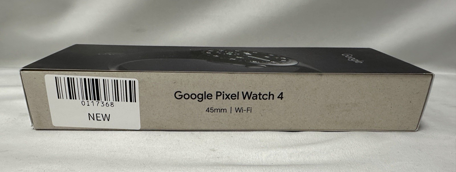 Google Pixel Watch 4 (45mm) Wi-Fi Matte Black – Obsidian Band Sealed – Sealed