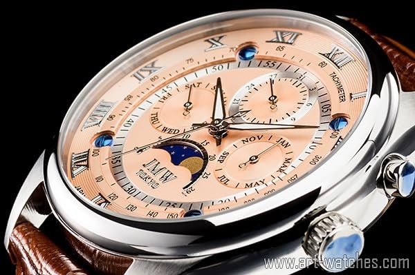 【JMW TOKYO】Men’s Watch, Premium Moon Phase [Japanese Movement], 100… ore order