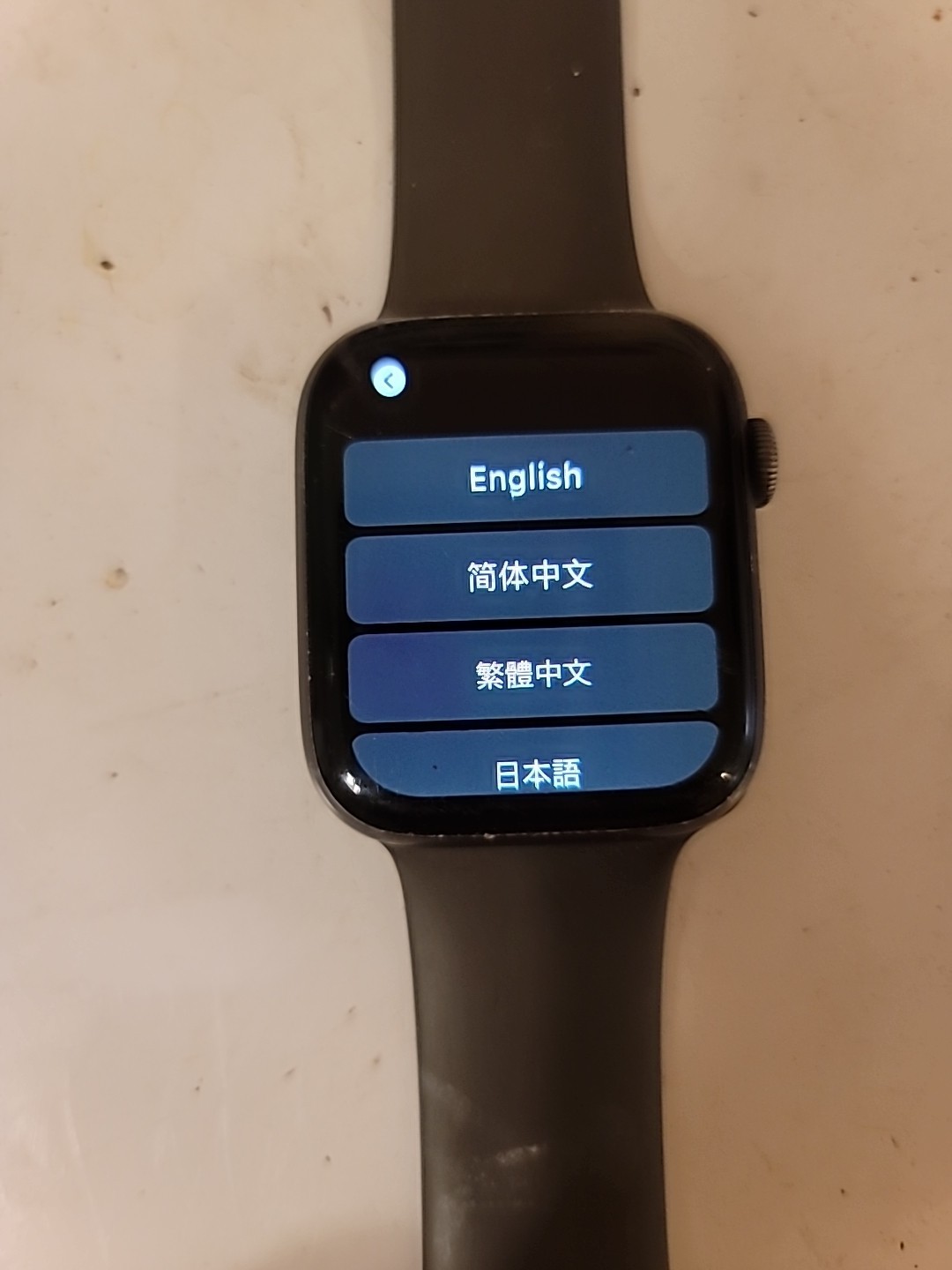 Apple Watch SE (2022) 44mm Midnight Aluminum Case with Sport Band, M/L (GPS)…