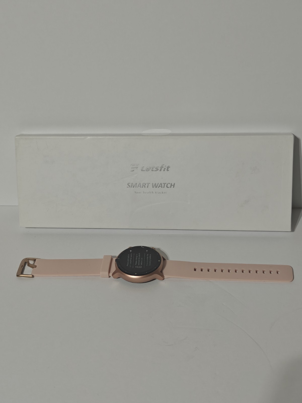 Letsfit Bluetooth Smart Watch Heart Rate Women Fitness Tracker pink