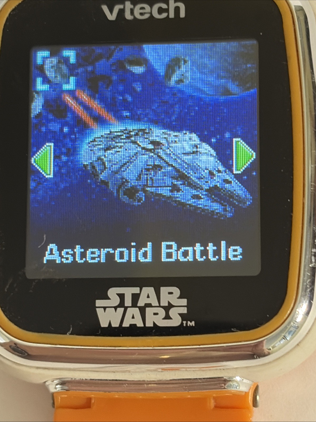 Rare VTECH Star Wars White Orange Smartwatch D5