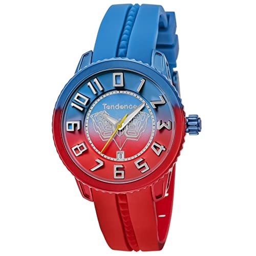 [Tendence] De’Color Watch Ultraman Zero Model Blue/Red Dial Aluminum Mineral