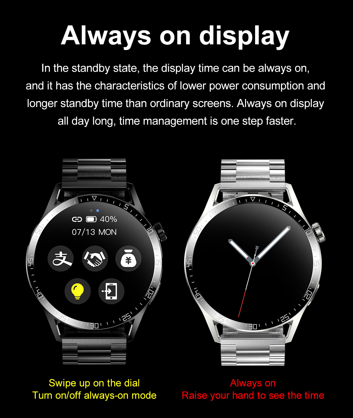 Smart Watch Bluetooth Call Wristwatch Sport Fitness Tracker Touchscreen Bracelet