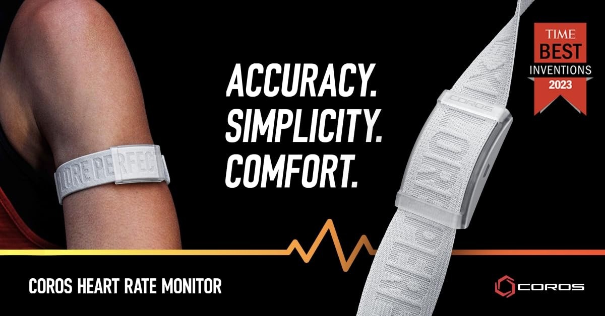 COROS Heart Rate Monitor Band – Fitness Tracker for Running & Sports