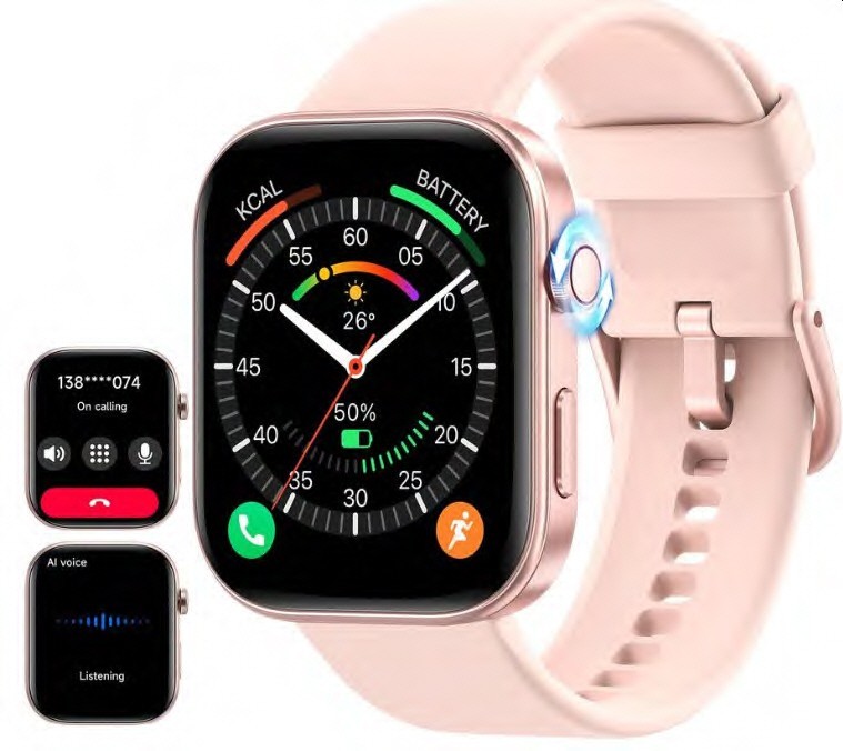 ENOMIR Smart Watch for Women iPhone Android 199 AMOLDE Screen 3ATM Waterproof