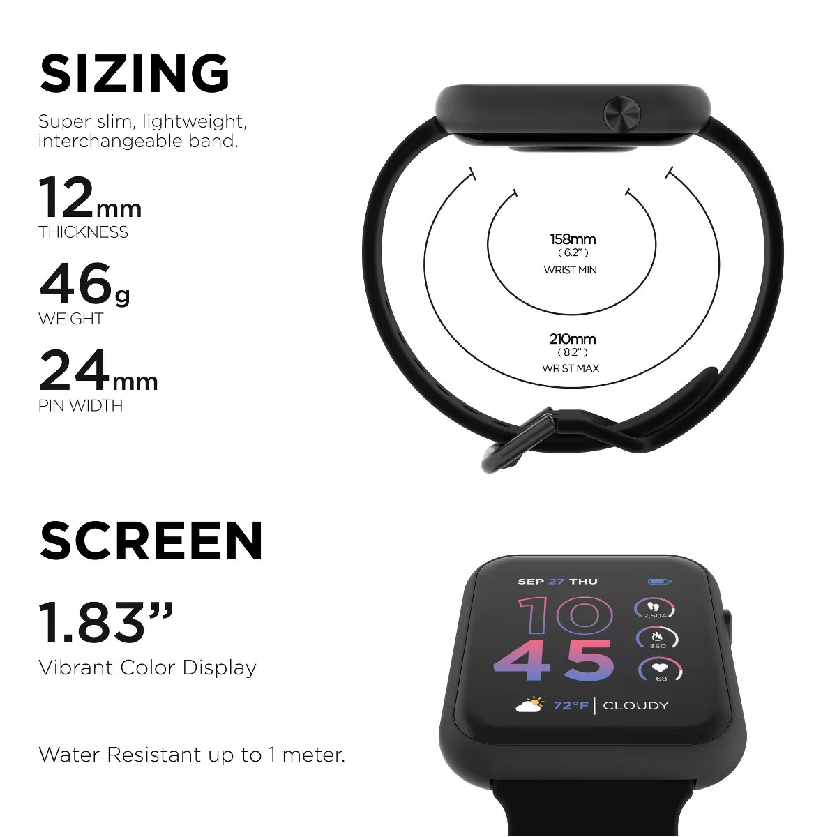 Itouch Air 4 Smartwatch – Stylish Fitness Tracker with Advanced Features
