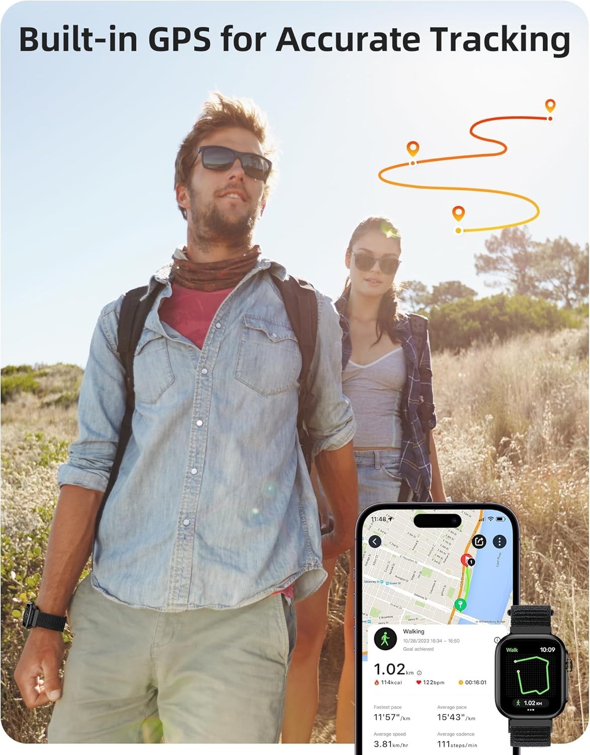 Reloj Inteligente de Mujer Hombre para Iphone Apple Samsung Android y Bluetooth