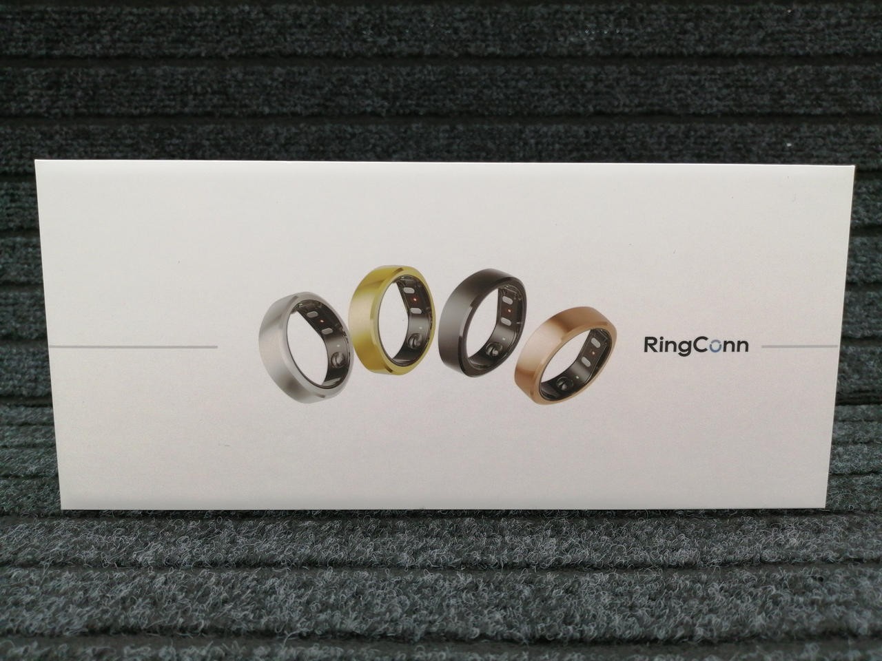RingConn Smart Ring 2nd Gen Black Bluetooth Fitness Tracker OS iOS Android