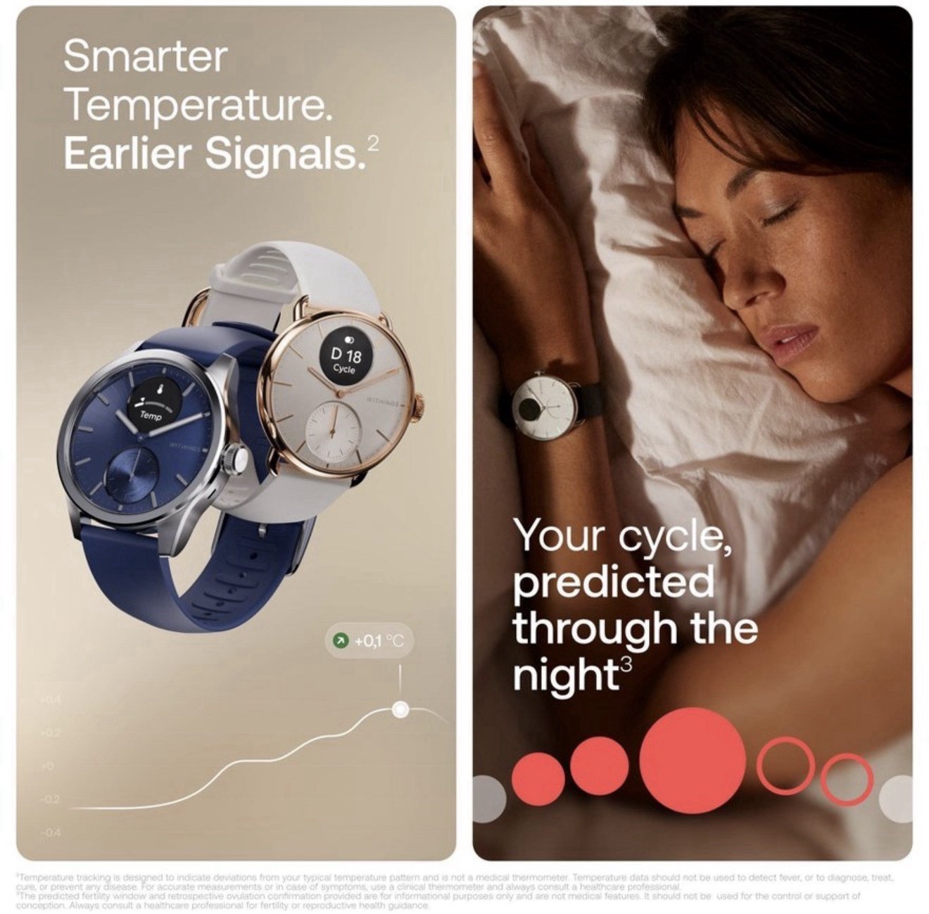 Withings ScanWatch 2 – Heart Health Hybrid Smartwatch – 42mm – Black/Silver NEW