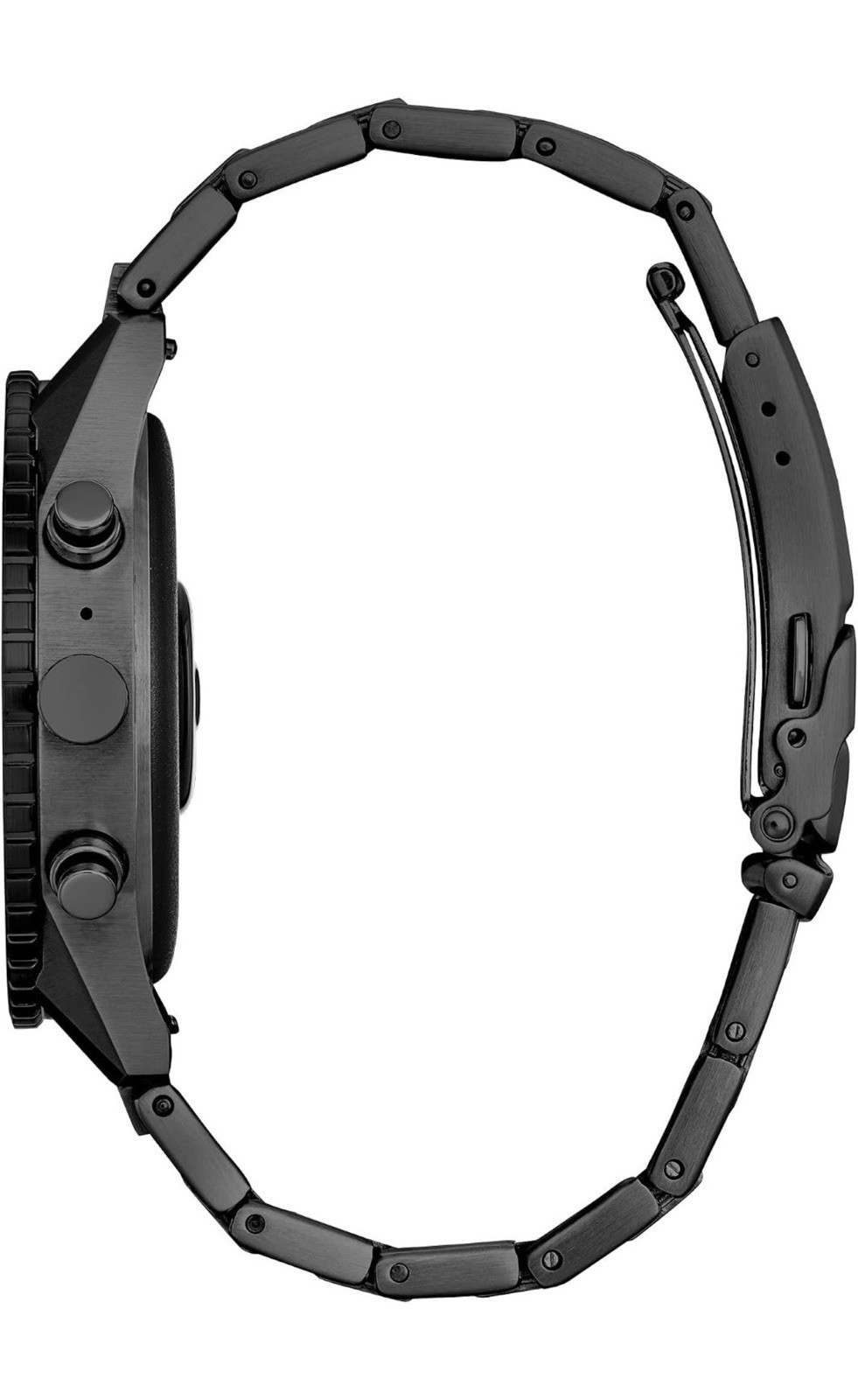 Citizen CZ Smart 44mm Black Metal Bracelet, Heart Rate/Pedometer, Wear OS