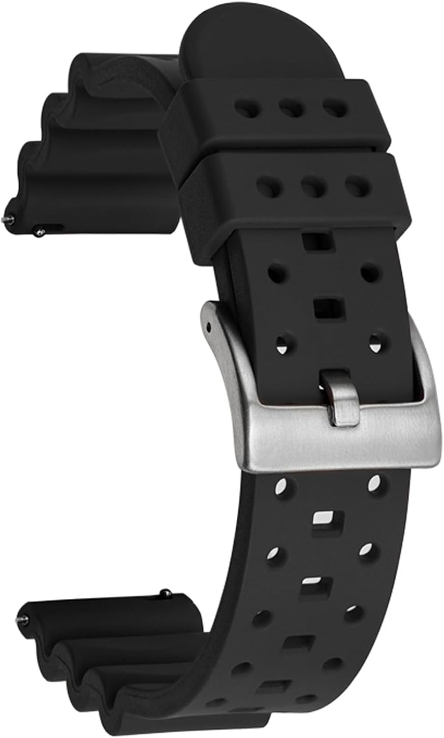 FKM Rubber Case For Universal Sporty Diving Watch Strap 18mm 20mm 22mm 24mm