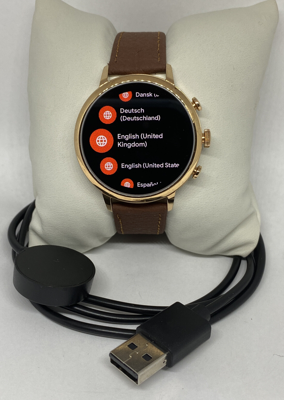 Fossil Gen 4 Authentic Digital Dial Smart Watch Custom Band FTW6031 DC66