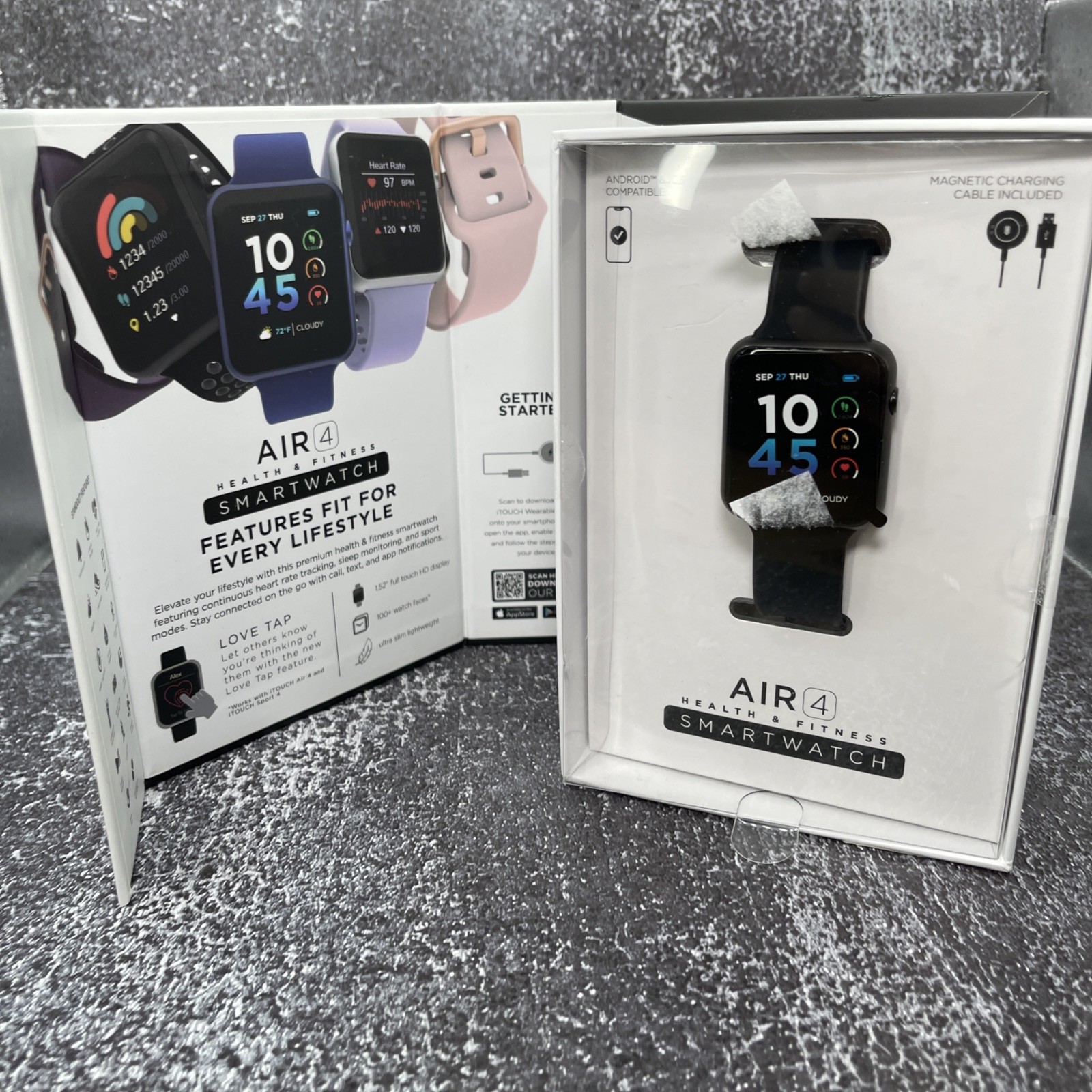 iTouch Air 4 Smartwatch – Black