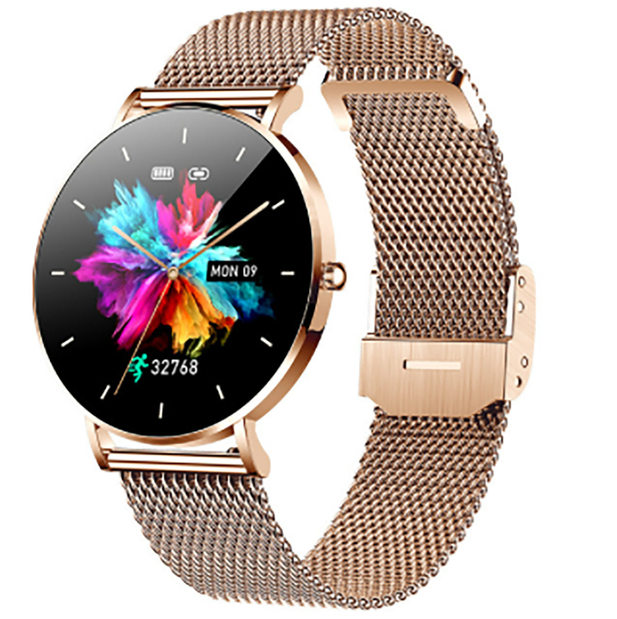AMOLED Smart Watch Women for Android & iPhone, Fitness Watch with Bluetooth Call
