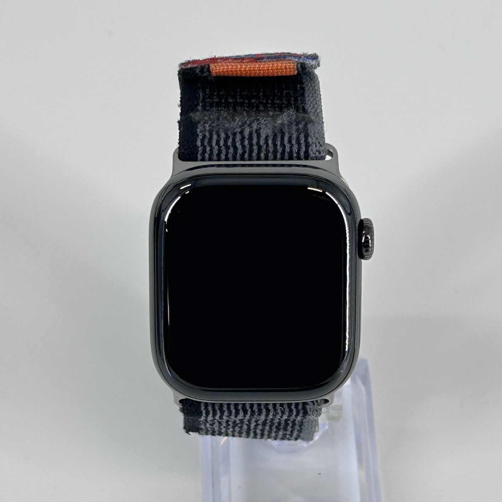 Apple Watch (Series 11) 42mm Slate Titanium (LTE) w/ Trail Loop Band – Excellent