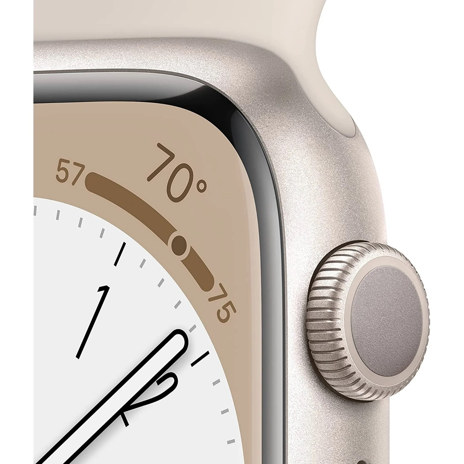 Apple Watch Series 8 (GPS) 45mm Case Starlight with SportBand OpenBox (VeryGood)