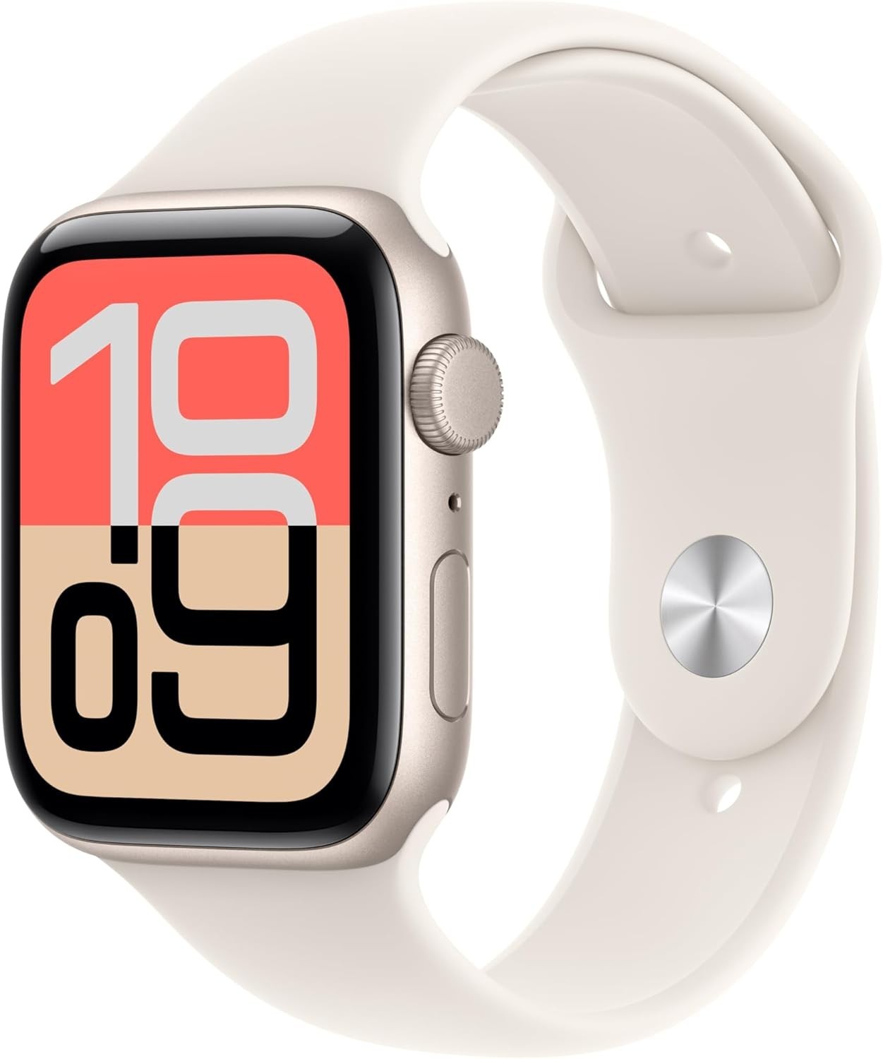 Apple Watch SE 3 44mm Starlight Aluminum – Starlight Sport Band MEHJ4LW/A
