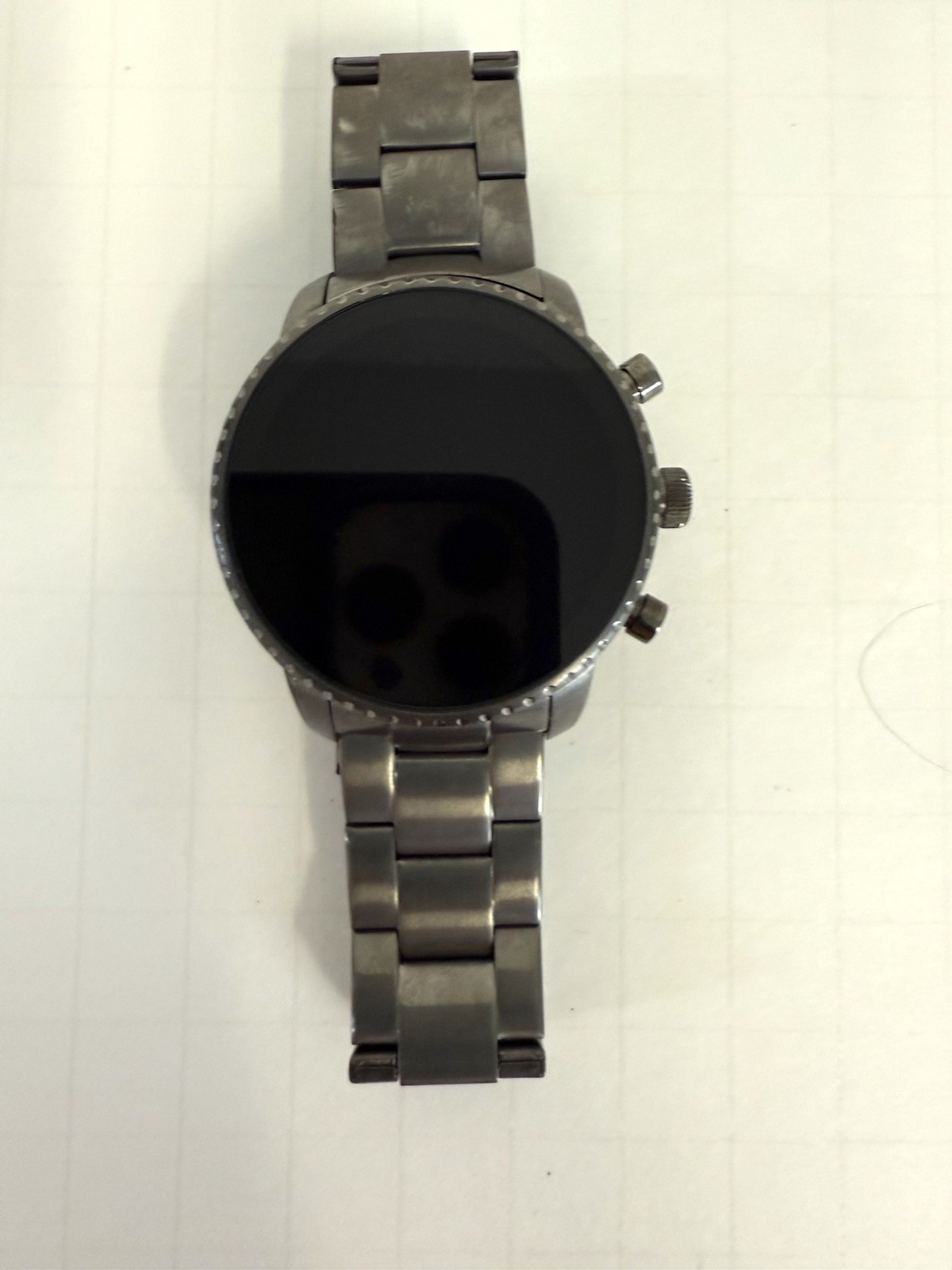 Fossil Gen 4 FTW4012 Explorist HR Smoke Stainless Steel Smartwatch