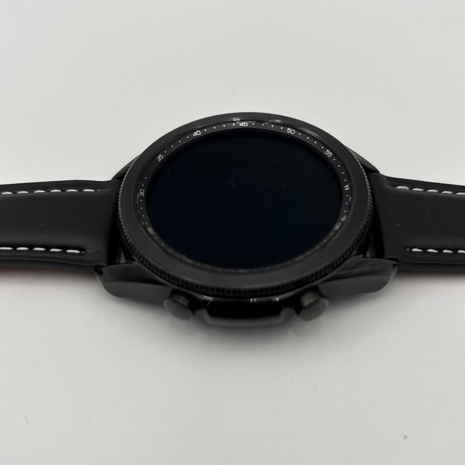 Samsung Galaxy Watch 3 – 45mm Stainless Steel Cellular Mystic Black Works Well