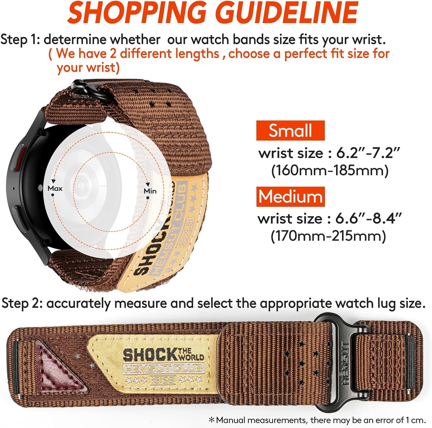 Quick Release Nylon Strap for Galaxy Watch 7/6/5 Pro/4/3, Amazfit GTS 4/3/2
