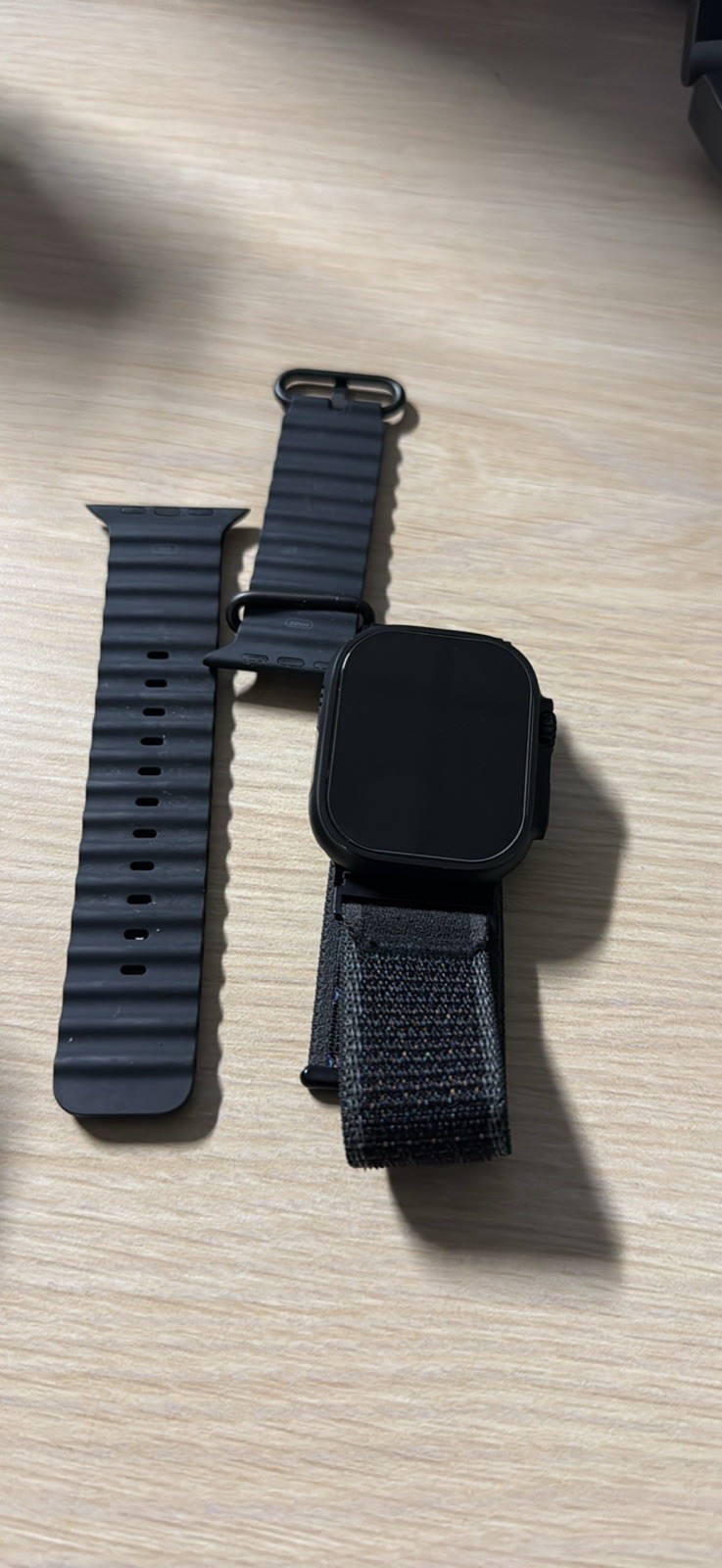 Apple Watch Ultra 3 49mm Black Aluminum Case Wi-Fi Unlocked w/ Black Band