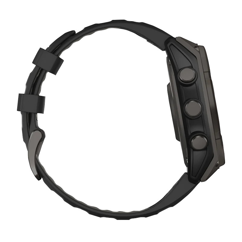 Garmin Fenix 8, 47mm AMOLED, Solar Sapphire, Carbon Gray Titanium (010-02906-10)