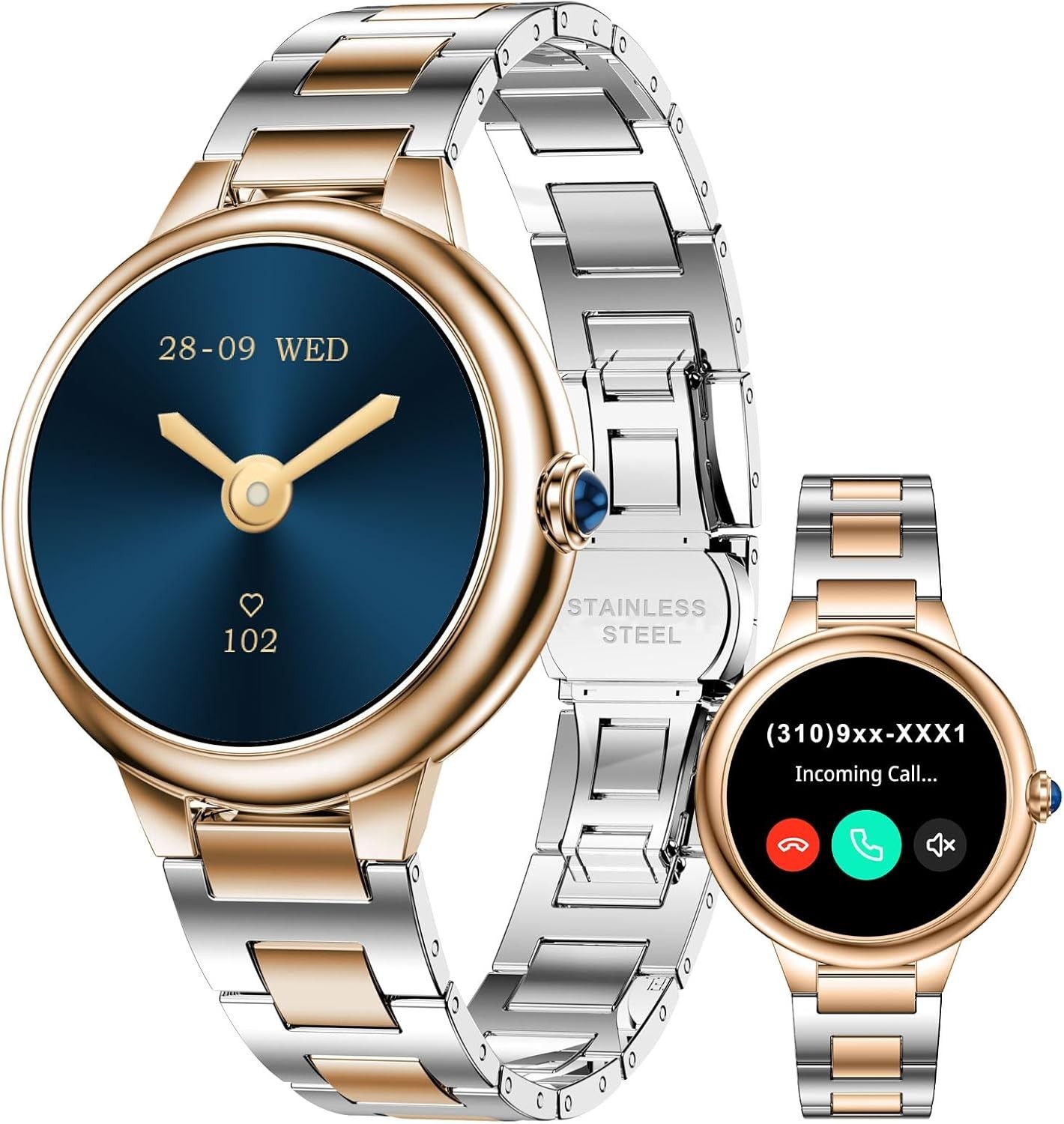 SOUYIE 2026 Luxury Smart Watch for Women, 1.19″ AMOLED Display, DA GPT Smartwatc