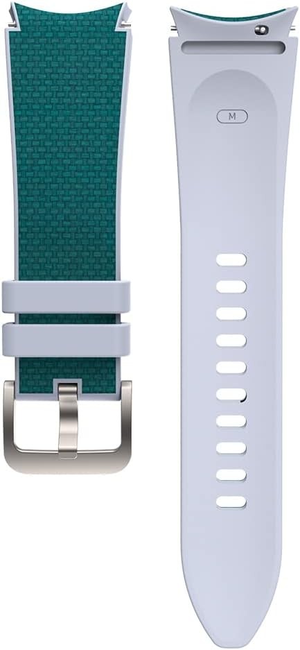 Galaxy Watch4 Classic Hybrid Fabric Band, Blue/Black, Size Medium