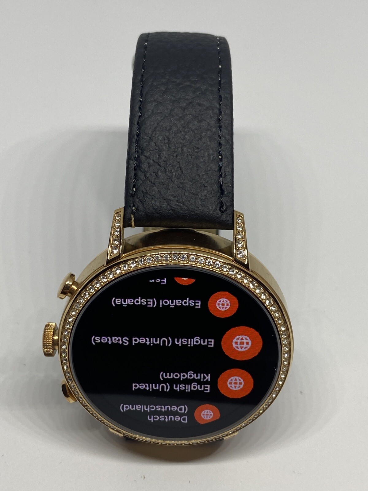Fossil Gen 4 Authentic Digital Dial Smart Watch Custom Band FTW6015 AB394