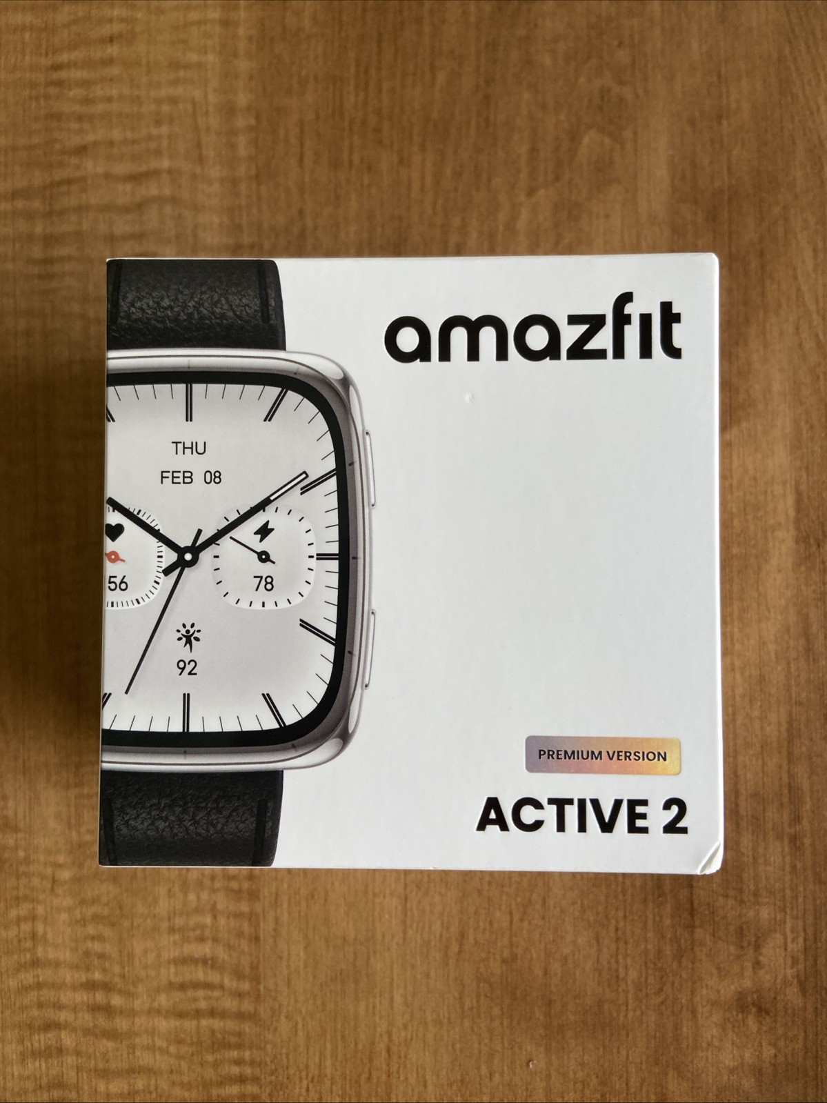 Amazfit Active 2 Premium Smart Watch (Square) Brand New SEALED