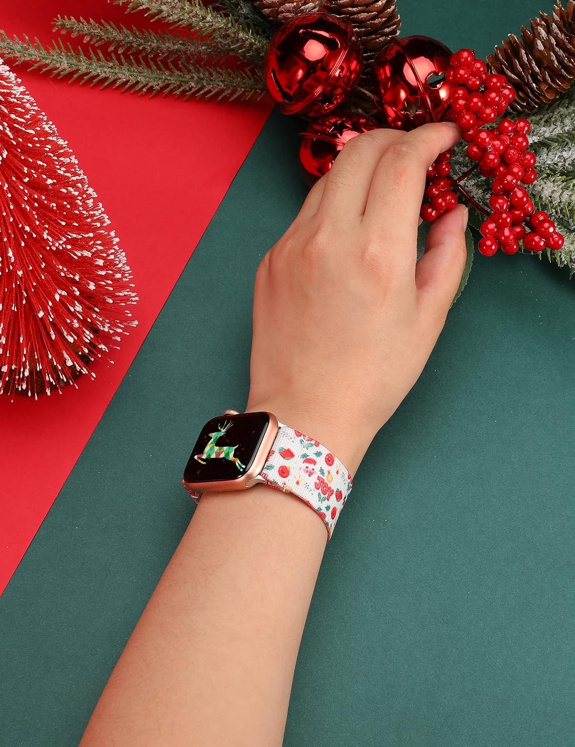 Elastic Scrunchie Strap for Apple Watch Series 11 10 9 8 7 6 5 4 SE 38/40/41mm