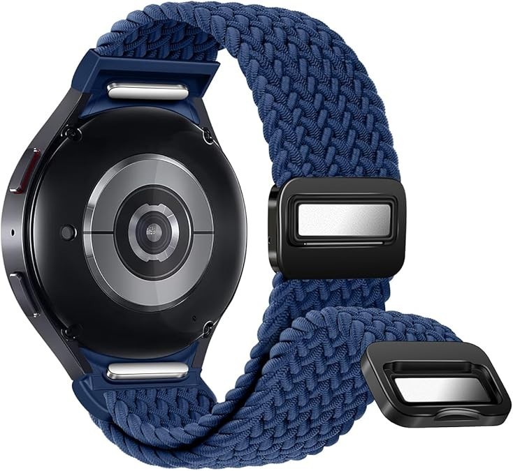 Nylon Sport Watch Bands Fit for Samsung Galaxy Watch 7 6 4 5 FE Band, 40mm 44mm