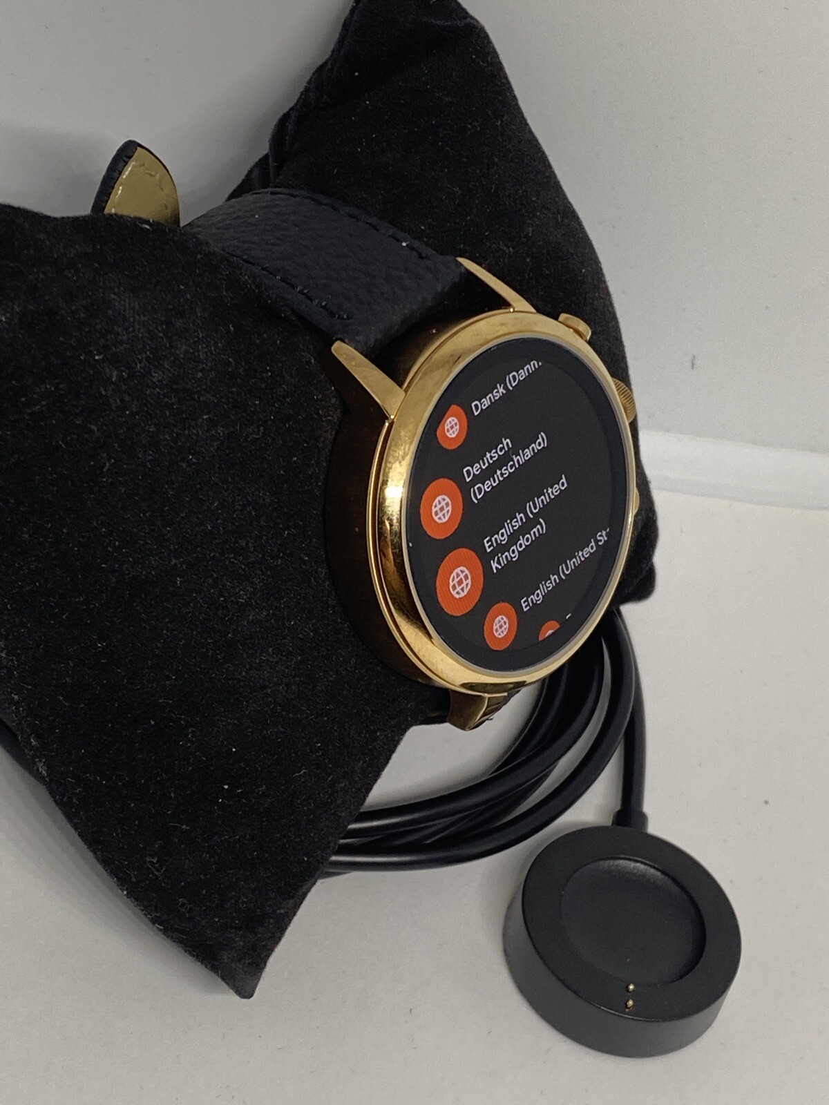 Fossil Gen 4 Authentic Digital Dial Smart Watch Custom Band FTW6031 AB197