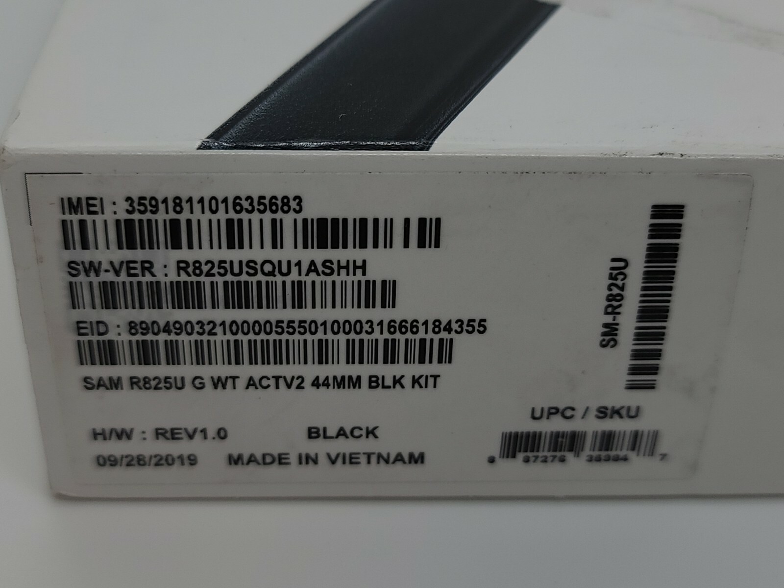 Samsung Galaxy Watch Active 2 SM-R825U 44mm LTE BLACK Stainless Steel Case USED