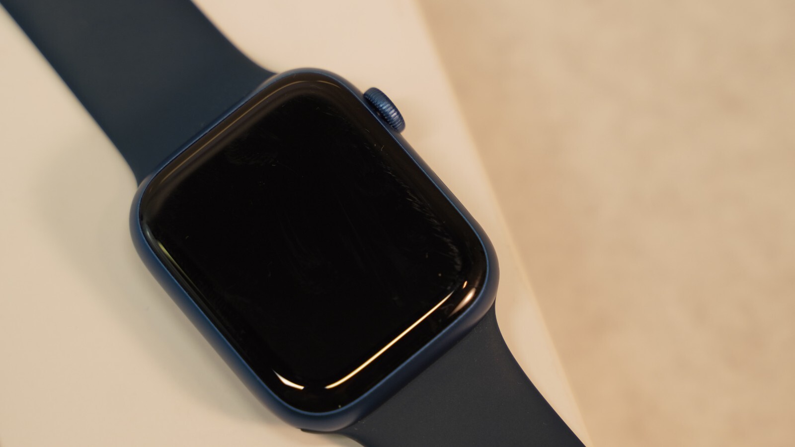 Apple Watch Series 7 GPS 45mm Blue Aluminum Case with Blue Sport Band MKJA3LL/A