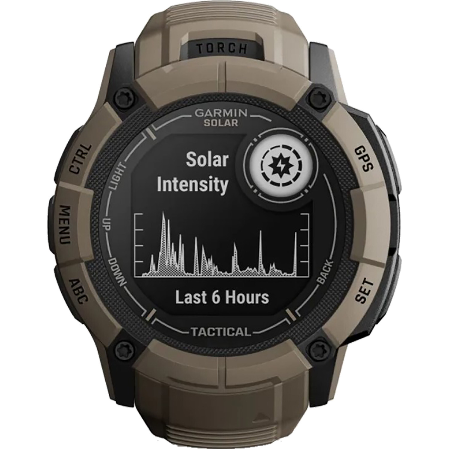 Garmin Instinct 2X Solar Tactical Ed. 50mm Coyote Tan Bluetooth Smartwatch NEW