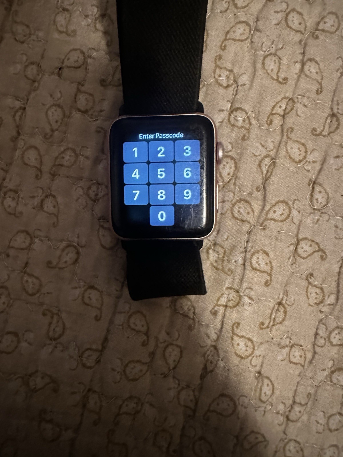 Apple Watch Series 2nd Generation 42mm Aluminum Case Rose Gold A1758