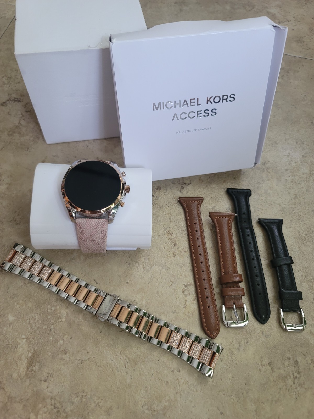 Michael Kors Gen 6 Bradshaw Two-tone Smartwatch Set MKT5137