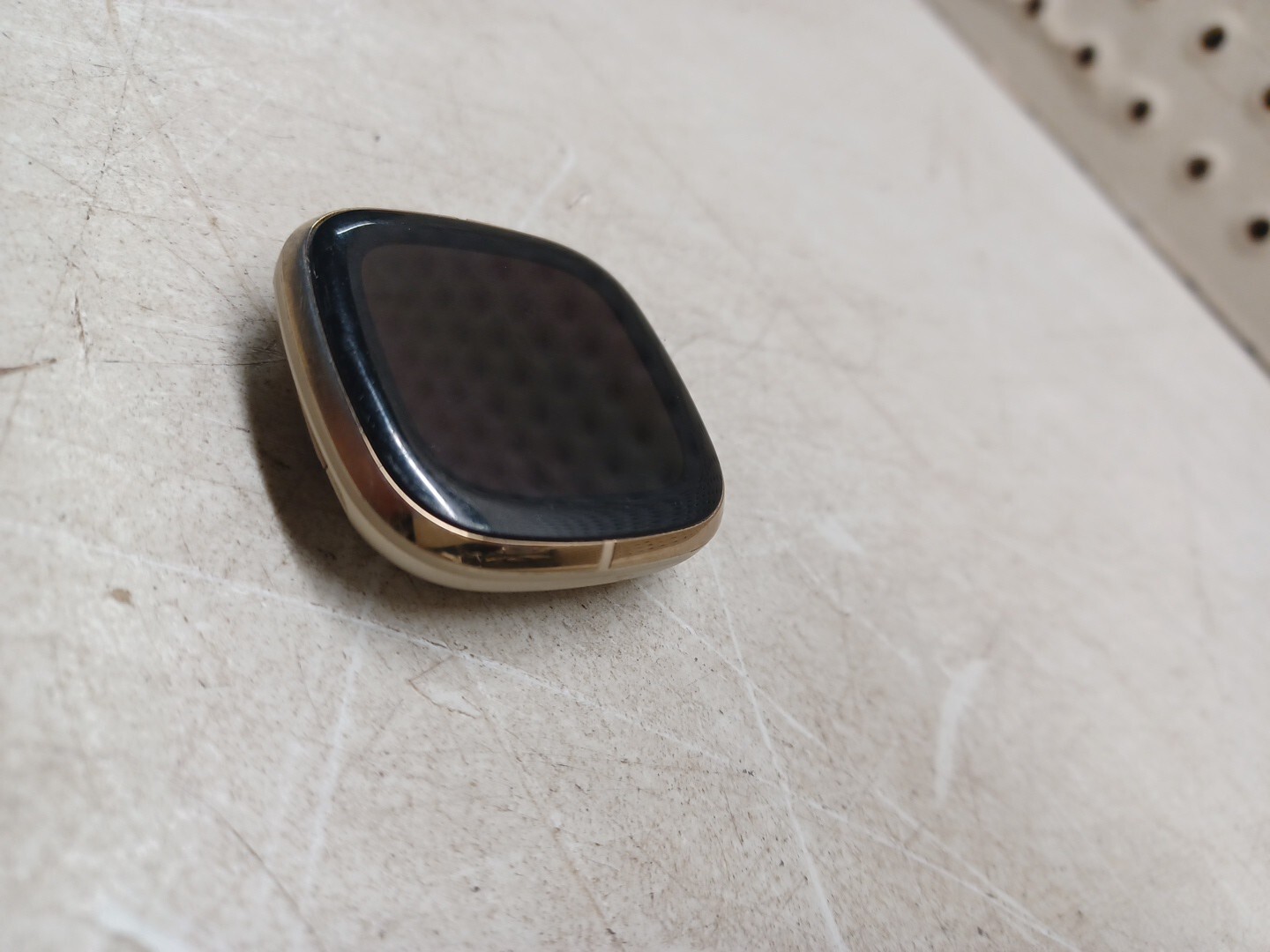 Fitbit FB512 Sense Advanced Smartwatch – Soft Gold – UNTESTED PARTS REPAIR