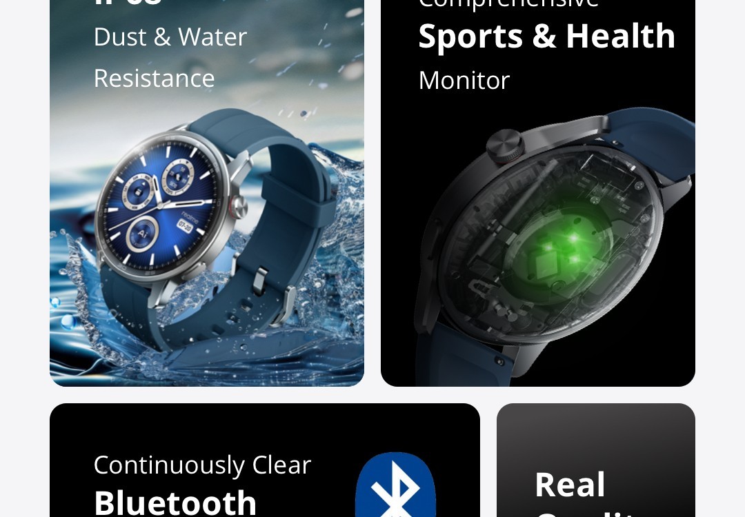 REALME WATCH S2 with 1.43″ AMOLED display, ChatGPT-powered AI voice assistant, B